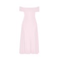 thumbnail image 3 of Women's Sexy Strapless Backless Dress - Deep V Neck, Ruffle Sleeves, Tie-Back Design, Solid Color Party Evening Dress, 3 of 4