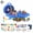 Space Blue 203, variant on Children's Plastic Screw Assembly Drill Toy for Hands-On Education, Enhancing Coordination and Problem-Solving Skills