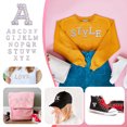 thumbnail image 3 of Binwennn Letter Patch Set Of Pearl Rhinestone Shiny Pearl Letter Patch Clothes Applique Imitation Pearl Letter Patch (Colorful) DIY Letter Sticker Big Sister Stickers Stickers School Chicken Stickers, 3 of 8