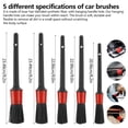 thumbnail image 4 of Ensemble de 15 Brosses de Beauté pour Voiture pour Nettoyer les Roues Ensemble de Brosses de Nettoyage pour Logo du Moteur Outil Multi-Fonction pour Réparation de Voiture, 4 of 9