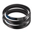 thumbnail image 1 of 2 Pack 500J6 PJ V-Ribbed Belt 6 Ribs 50" Length x 0.55" Width x 0.14" Height, EPDM Rubber Micro V Belt, 1 of 5