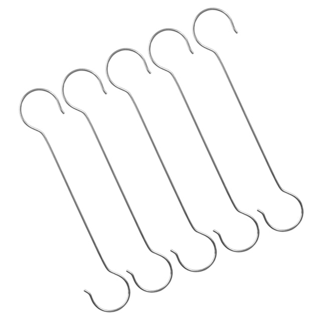 relayinert 5 Pcs Crochets en Métal Inoxydable Durables et Robustes pour 40cm S Crochet 1Ensemble