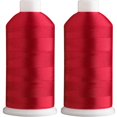 thumbnail image 1 of Superpunch SuperB Dark Red Polyester Embroidery Thread, 5000m, Pack of 2, 1 of 2