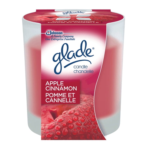 Glade® Chandelle parfumée, Pomme et Cannelle