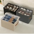 thumbnail image 3 of Rangement pour Textiles de Maison - Catégorie de Produit Organisateur de Chaussures Pliable Conçu avec des Compartiments en Tissu Lavable et Durable Solution de Rangement pour la Maison pour l'Organisation des Chaussures, 3 of 4