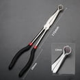 thumbnail image 3 of Nilvkv Extended Pointed Nose Pliers Extended Handle Pliers Automotive Plug Disassembly Pliers, 3 of 5