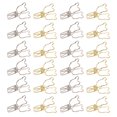 thumbnail image 2 of 100pcs Binder Clips Gold Silver Cute Bear Shape Strong Clamping Force Metal Hollowed Long Tail Clips, 2 of 14