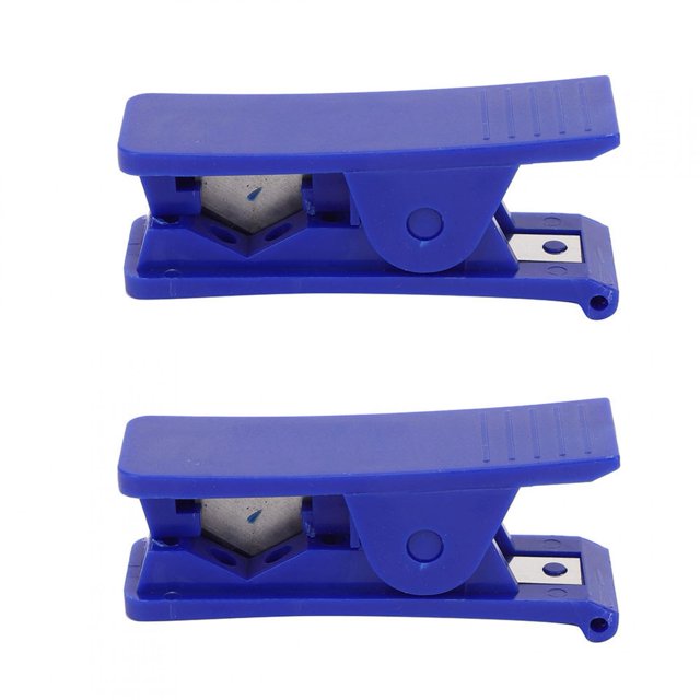 AMONIDA Quick And Convenient Hose Cutter, Anti Oil Leakage Flat And Smooth Section Pipe Scissors, Blue RL202 Cycling For Mountain Bike Bicycle Riding