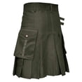 thumbnail image 1 of Sens du Design Tendance Mode Robe Écossaise de Vacances Couleur Jupe Plissée pour Hommes Pantalon Décontracté Catégorie, 1 of 3