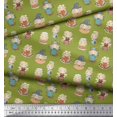 thumbnail image 2 of Soimoi Rayon Fabric Cute Girl Kids Print Fabric by Yard 42 Inch Wide, 2 of 5