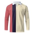 thumbnail image 4 of Cathalem Polo Classique pour Homme Design Polo de Golf T-Shirt Polo Décontracté, Rouge G, 4 of 5