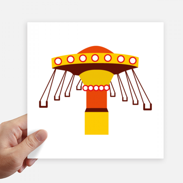 Illustration Colorée Autocollants pour Installations de Parc d'Attractions, Image Murale, Autocollant pour Ordinateur Portable