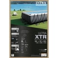 thumbnail image 4 of Intex 24Ft X 12Ft X 52In Ultra Xtr Rectangular Pool Set WIth Salt Water System, Premium Cleaning Accessory Bundle and Volleyball Set, 4 of 5
