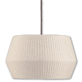 thumbnail image 1 of Bouclair Oatmeal Linen Ceiling Lamp, 1 of 5