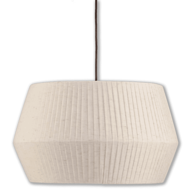 Bouclair Oatmeal Linen Ceiling Lamp