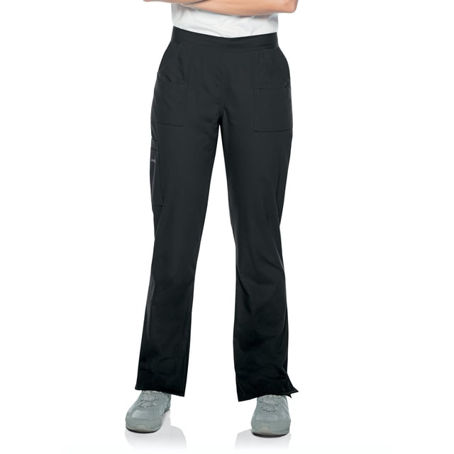 Landau Essentials Scrub Pants for Women: 9 Pockets, Modern Tailored Fit, Drawstring / Elastic Waist, Straight Leg 8380
