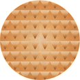 thumbnail image 1 of Ahgly Company Tapis d'Intérieur Lavables en Machine, Carré Transitionnel Néon Orange, Carré de 3', 1 of 7