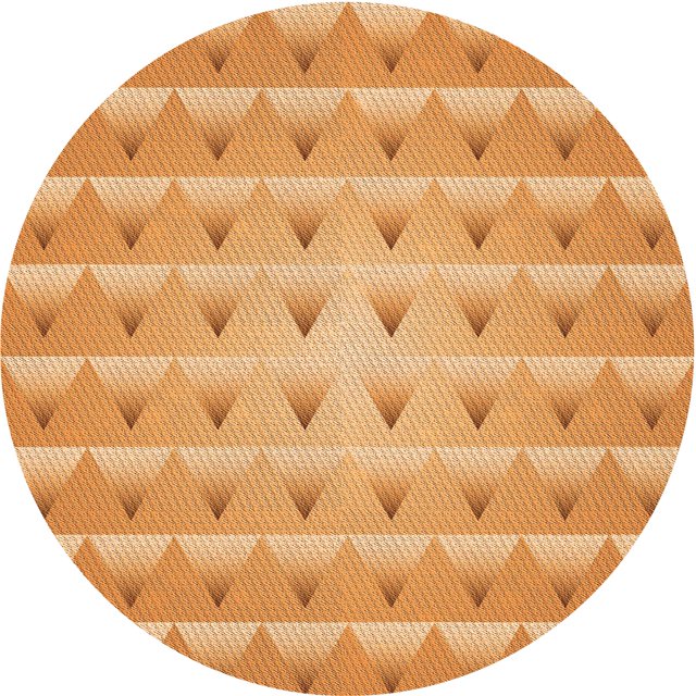 Ahgly Company Tapis d'Intérieur Lavables en Machine, Carré Transitionnel Néon Orange, Carré de 3'