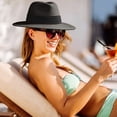 thumbnail image 5 of Meitianfacai Women's Sun Hat, Wide Rimmed Sun Protection Straw Hat Summer UV Protection Beach Cap with Ribbon, 5 of 5