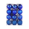thumbnail image 1 of 30mm Christmas Xmas Tree Ball Bauble Hanging Home Party Ornament Decor 24PC, 1 of 9