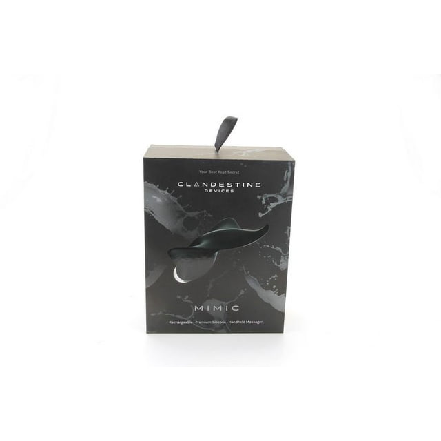 Clandestine Devices Vibromasseur Clitoridien Imitation, Noir