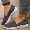 thumbnail image 2 of Mepaouo Chaussures Mocassins de Marche pour Femmes à Enfiler Légères à Bout Rond en Tricot Plates Espadrilles de Course Tennis, 2 of 8