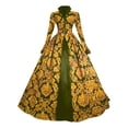 thumbnail image 1 of UPPADA Costumes Gothiques pour Femmes à Manches Longues Victorian Dresses Robe Corset Grande Taille Robe Maxi Fluide Robe de Fête Cocktail Robe Lacée Robe de Mascarade Jolies Robes de Bal Offres Éclair du Jour, 1 of 5