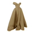 thumbnail image 1 of Robes de Bal Longues Fendues en Satin de Soirée avec Poches, 1 of 4