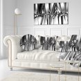 thumbnail image 1 of Black White Crystal Background - Abstract Canvas Art Print, 1 of 3