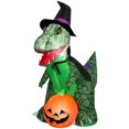 thumbnail image 1 of Dinosaur w/ Jack-O'-Lantern - Inflatable, 1 of 6