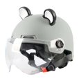 thumbnail image 1 of Open Face Helmet Cute Lightweight Half Face Helmet Accessory Gray, 1 of 9