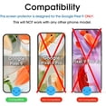 thumbnail image 3 of Tempered Glass for Google Pixel 9  Anti-Scratch Case Friendly Screen Protector [Pack of 2], 3 of 5