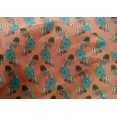 thumbnail image 4 of oneOone Cotton Silk Fabric Leaves & Floral Block Print Sewing Fabric BTY 42 Inch Wide, 4 of 4