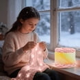 thumbnail image 4 of DIY Knitting Project Yarn for Crochet and Home Craft - Glow in the Dark Reactive Polyester Fiber for Beginners, 4 of 4