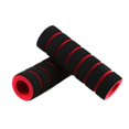 thumbnail image 1 of 1 Paire de Housses en Mousse pour Guidon de Vélo de Course Moto Noir Rouge, 1 of 9
