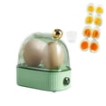thumbnail image 2 of Piwvid Electric Hard Boiled Egg Maker Steamer, Rapid Egg Cooker with 2 Eggs Capacity, Timing Function, Detachable Design, for Kitchen Breakfast, Easy Cooking, 2 of 9