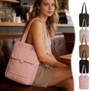 Sentmoon Bag Computer Backpack for Women Women's Shoulder Laptop Bag Multi-Functional Tote Bag Commute Tablet Laptop Protective Bag Handheld Canvas Bag