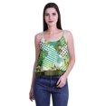 thumbnail image 4 of Moomaya Printed Womens Spaghetti Strap Crop Top Cami Summer Tops, 4 of 5
