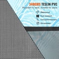 thumbnail image 4 of VEVOR Pool Fence, 4 x 108 FT Pool Fences for Inground Pools, Removable Child Safety Pool Fencing, Easy DIY Installation Swimming Pool Fence, 340gms Teslin PVC Pool Fence Mesh Protects Kids and Pets, 4 of 9
