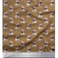 thumbnail image 1 of Soimoi Velvet Fabric Pug Dog Print Fabric by The Yard 58 Inch Wide, 1 of 3