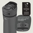 thumbnail image 2 of Contigo Ashland 2.0 Leak-Proof Water Bottle with Straw and Carry Handle, BPA-Free, Dishwasher Safe, Licorice, 2 of 9