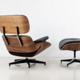 thumbnail image 3 of East Lounge Chair II and ottoman in Black, 3 of 3