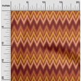 thumbnail image 1 of oneOone Silk Tabby Fabric Chevron Ikat Print Sewing Fabric BTY 42 Inch Wide, 1 of 1