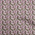 thumbnail image 1 of oneOone Georgette Viscose Light Pink Fabric Florals Craft Projects Decor Fabric Printed By The Yard 42 Inch Wide, 1 of 4