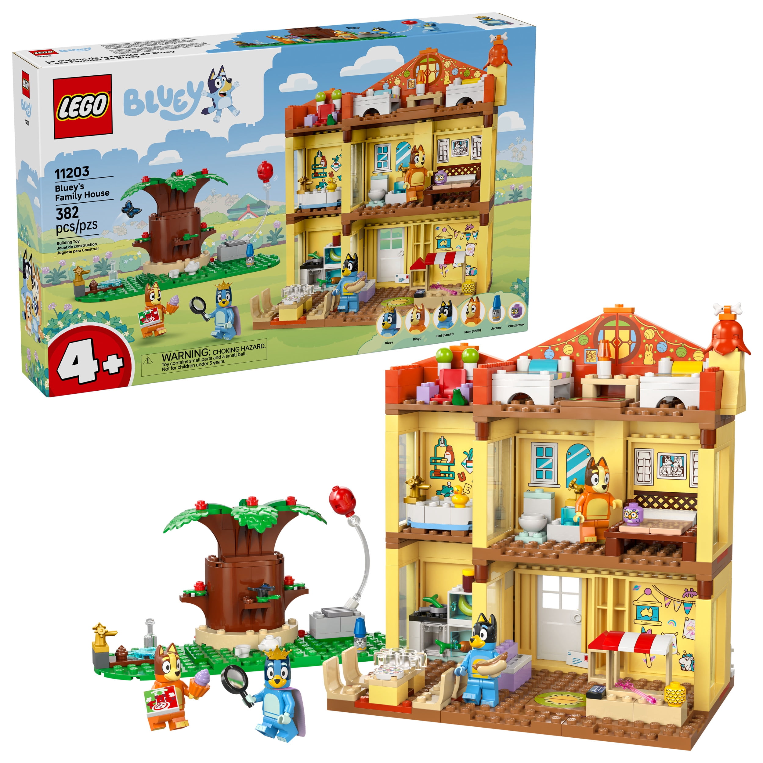LEGO Bluey : La Maison de la Famille de Bluey, Ensemble de Construction de Maison 11203