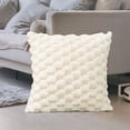 thumbnail image 3 of Nilvkv Weaving Snowflake Velvet Solid Color Pillow Office Sofa Lumbar Support Pillow Bedside Support Pillowcase Cushion, 3 of 6