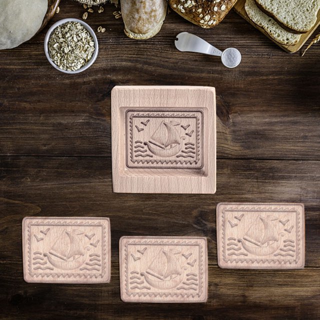 Oleegame 1PC Cookie Mold Cookie Molds Provences Rose Cookie Stamp Embossing Molds Craft Decorating Baking Tool