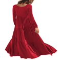 thumbnail image 3 of EIMELI Robes Longues Décontractées à Manches Longues pour Femmes, 3 of 5