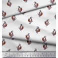 thumbnail image 3 of Soimoi Rayon Fabric Bird Block Print Fabric by The Yard 42 Inch Wide, 3 of 3