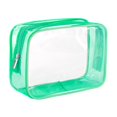 thumbnail image 1 of Clear Makeup Bag Reusable for Women and Men Travel PVC Storage Bag Green, 1 of 8